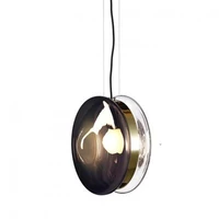 modern nordic stained glass pendant lamp designer creative light luxury glass chandelier for restaurant bar cafe living room