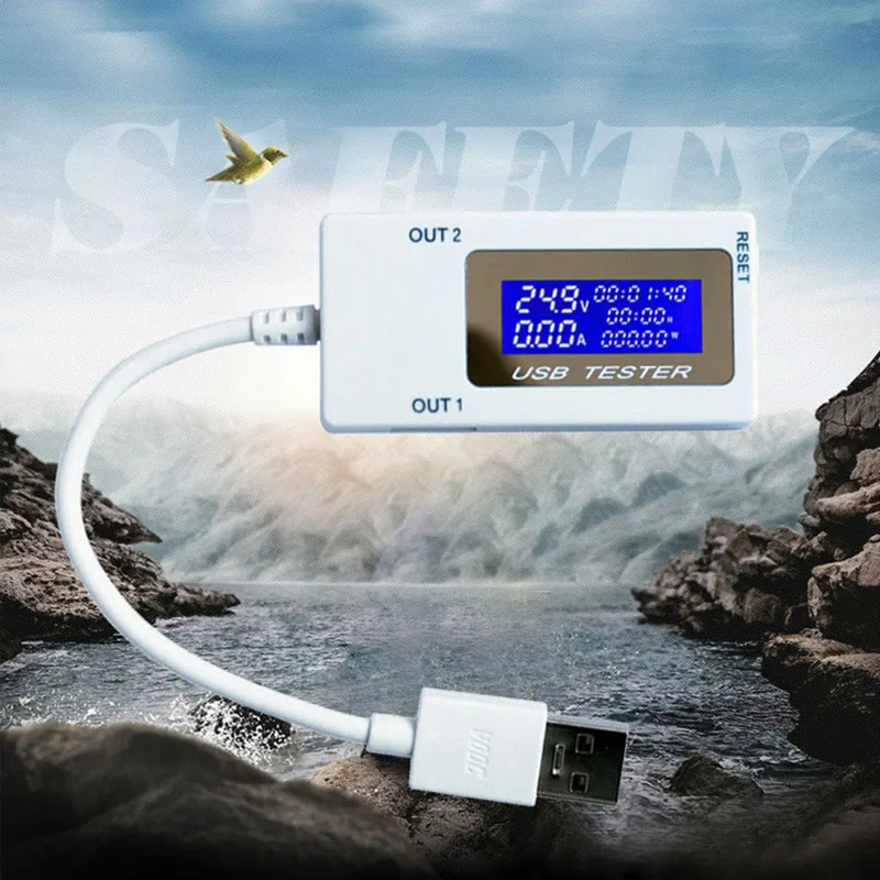 USB-тестер 10 в 1 4-30 5 А с ЖК-дисплеем для быстрой зарядки мобильных телефонов Huawei Oppo |