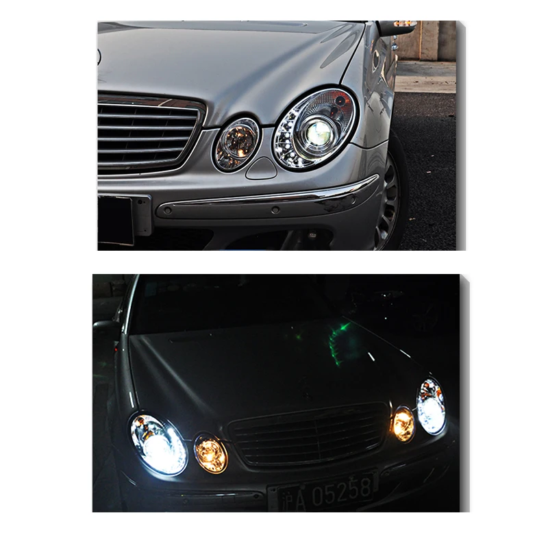 1 шт. фары для Mercedes Benz W211 E200 E230 E280 2003 2009 автомобильные аксессуары Фары|Фара авто в