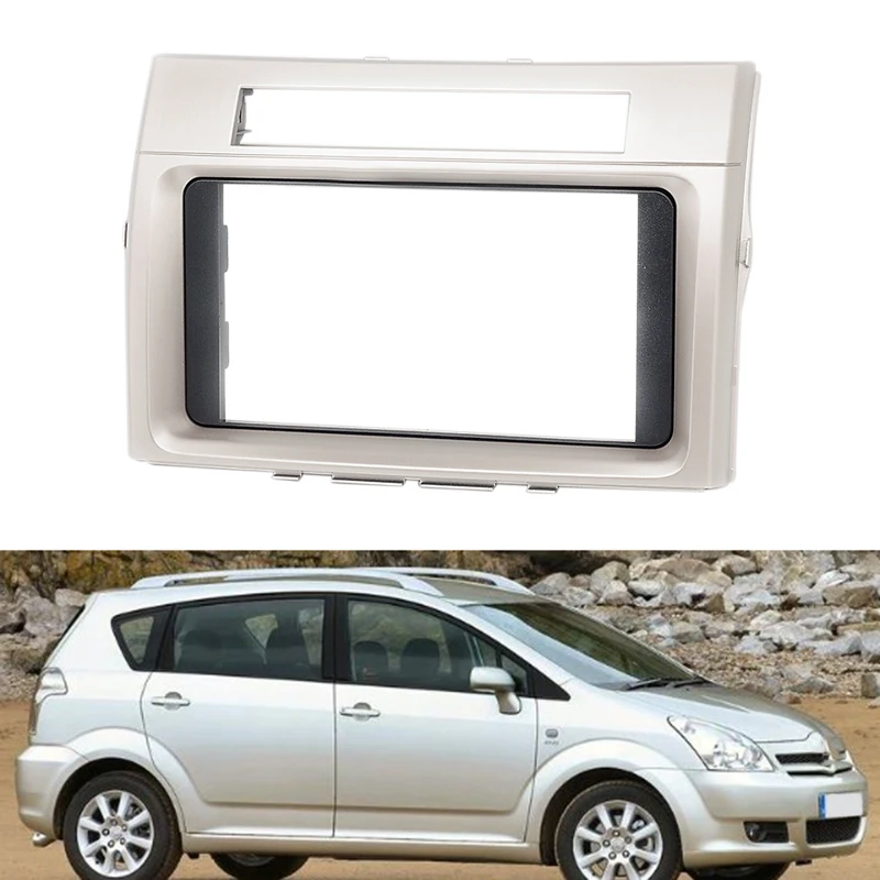 2DIN Car CD/DVD Radio Fascia Mounted for TOYOTA Corolla Verso 2004-2009 Stereo Dashboard Surrounded Panel Fitting Frame
