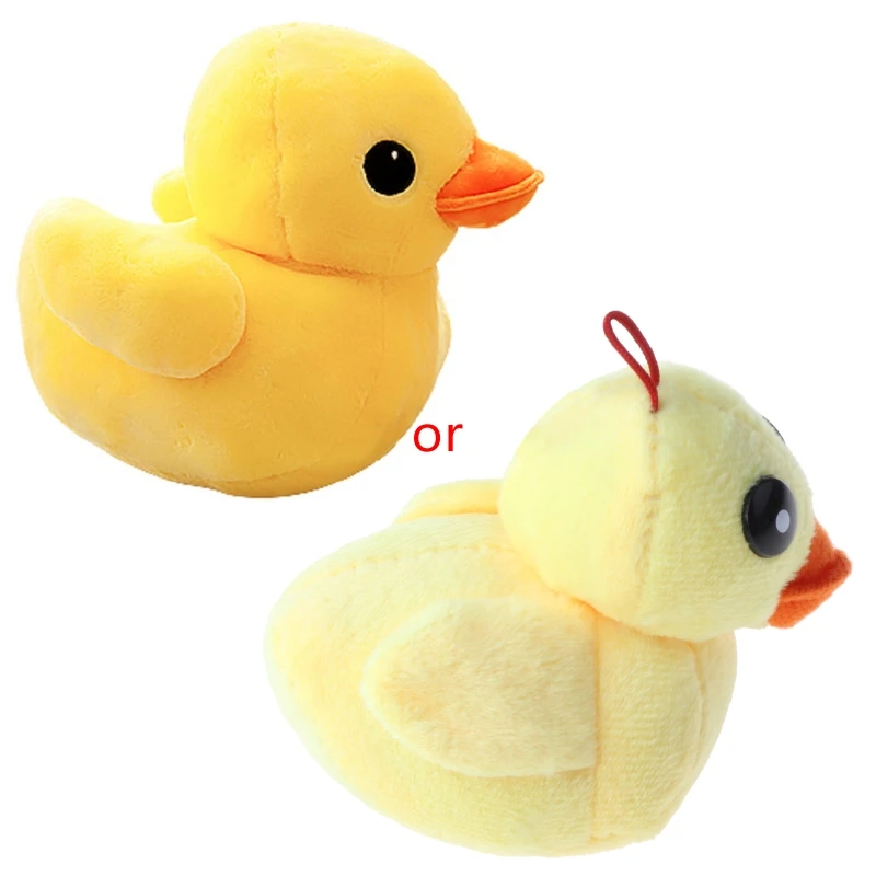 

Плюшевая желтая утка, мягкая набивная подушка в виде животного, диван, Декор, детская игрушка на день рождения, подарок