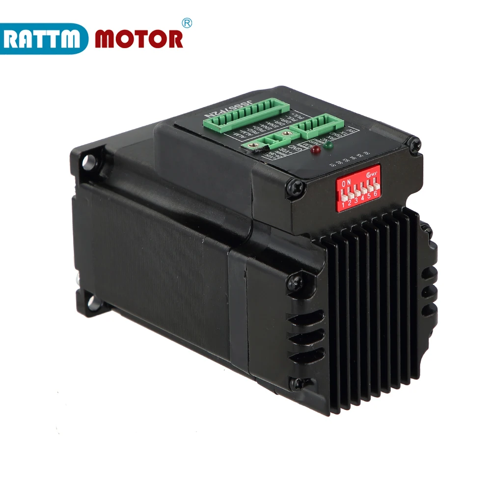 JSS57P2N Гибридный серводвигатель с ЧПУ Nema23 2 Нм Встроенный цифровой замкнутым