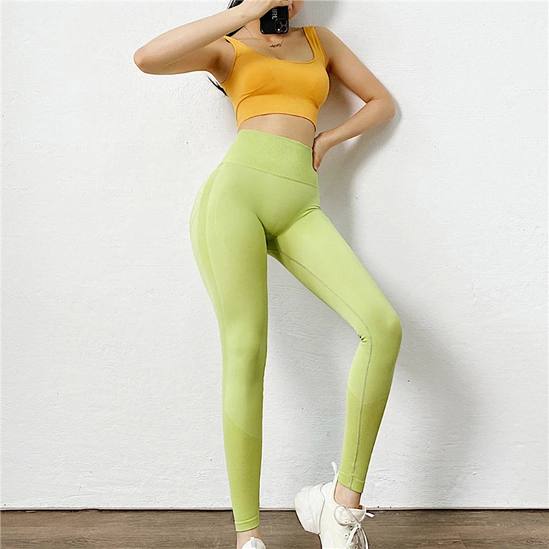 

New Summer Fashion Women's Peach Hip Fitness Pants Sexy Stretch Hip Pants High Waist Tight-fitting Quick-drying Sports Pants