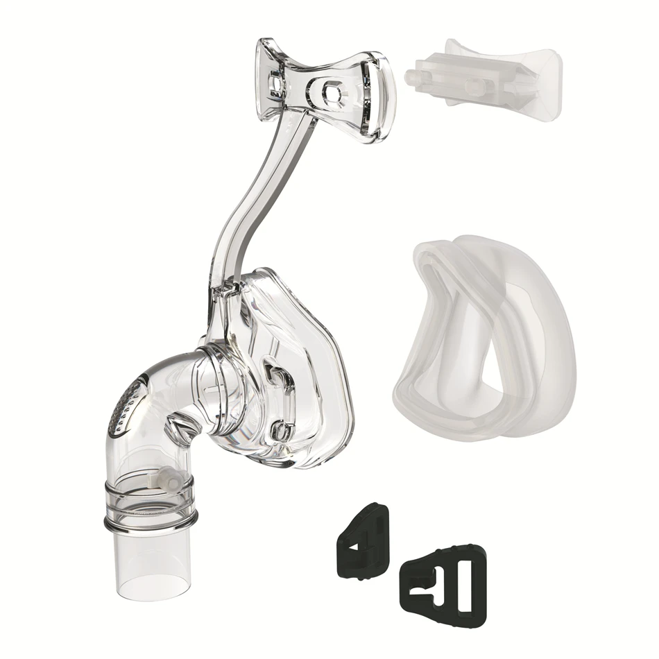 BMC NM2 Nasal Mask Носовая маска с лобовом упором и держатели имеется 3 размера S / M / L можно подключается к CPAP и BiPAP аппарату и кислородному генератору
