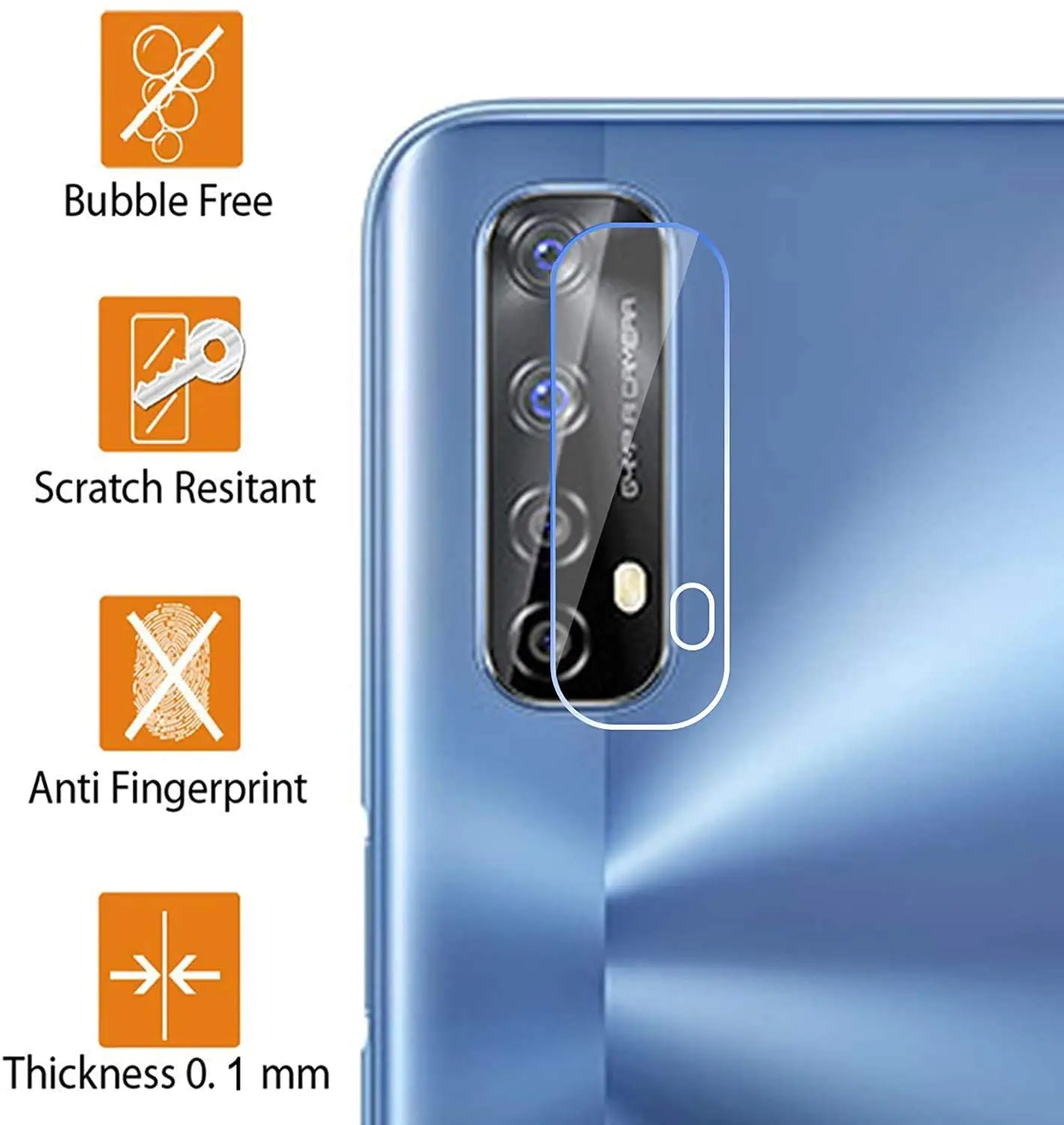 Защитное стекло для объектива камеры Cubot C20 X30 J9 Note 20 Pro | Мобильные телефоны и