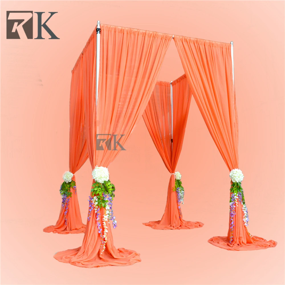 portable pipe and drape stage backdrop hardware curtain wedding tent event hall room decor | Дом и сад