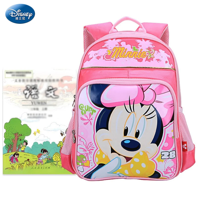 Новинка 2019 Модная студенческая сумка Disney с Микки и Минни защитный рюкзак для