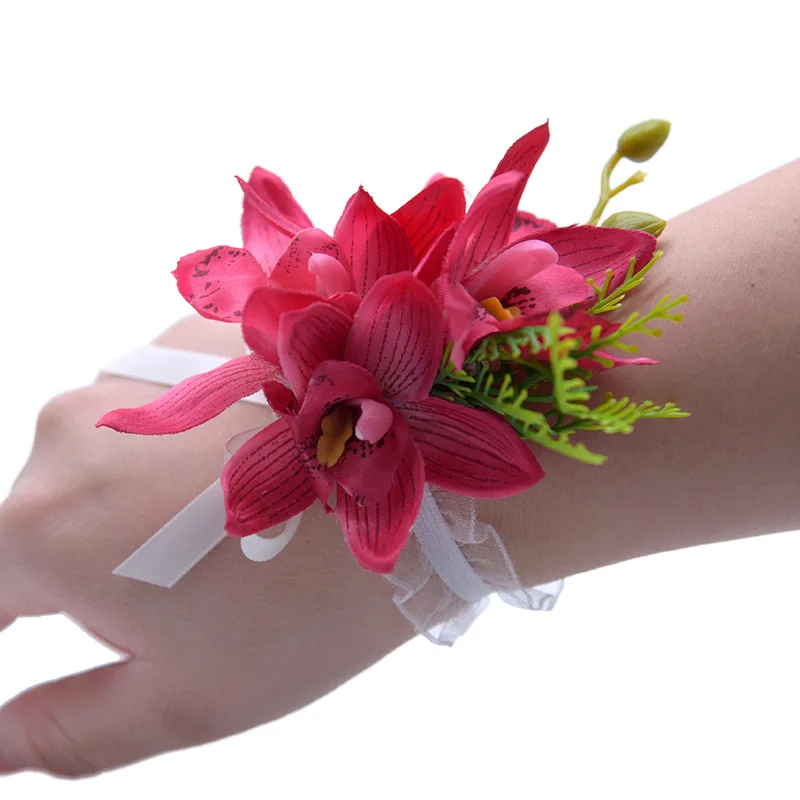 Искусственный цветок Cymbidium искусственные орхидеи элегантные свадебные