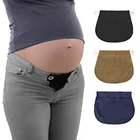 3 шт.компл. беременности и родам пояс для беременных из хлопка с эластичной резинкой на талии, одежда удлинитель для головок Брюки для беременных с пояс для живота