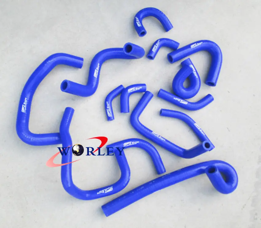 

For NISSAN skyline R33 R34 GTR RB26DET Silicone heater Hose kit BLUE