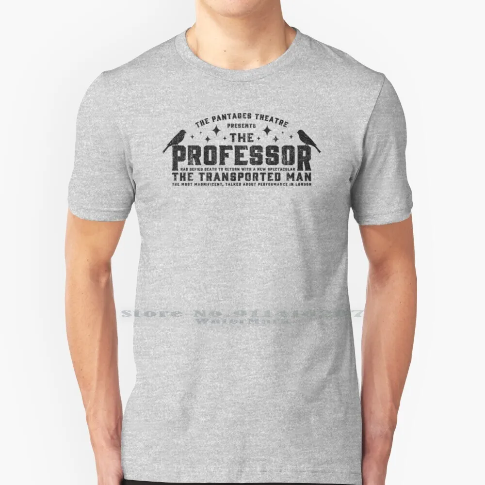 The Professor - The Prestige ( Variant ) T Shirt 100% Pure Cotton Christopher Nolan Michael Caine Jackman Bale Christian Bale