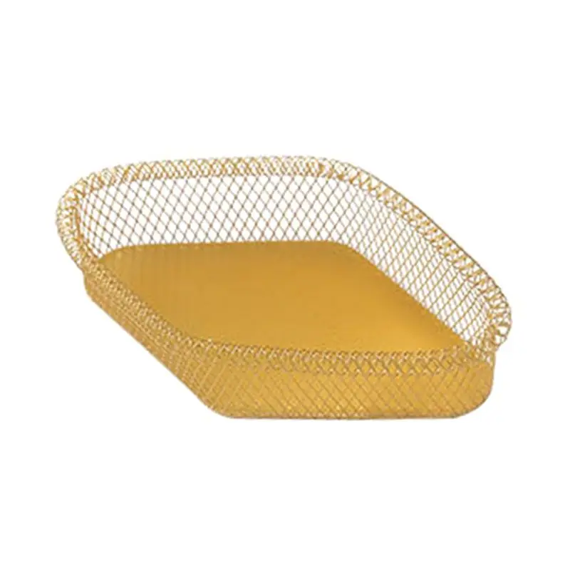 

Nordic Style Fruit Vegetable Metal Storage Basket Decorated Display Bowl Rack Dining Table Decoration LX9C