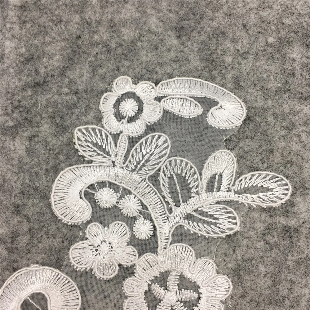 Модная вышивка кружевной воротник украшение для костюма шитье вырез сделай сам