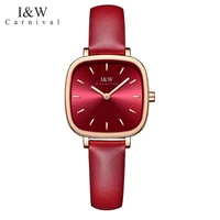 carnival brand ladies fashion watches women luxury dress quartz wristwatch waterproof sapphire clock rose gold relogio feminino
