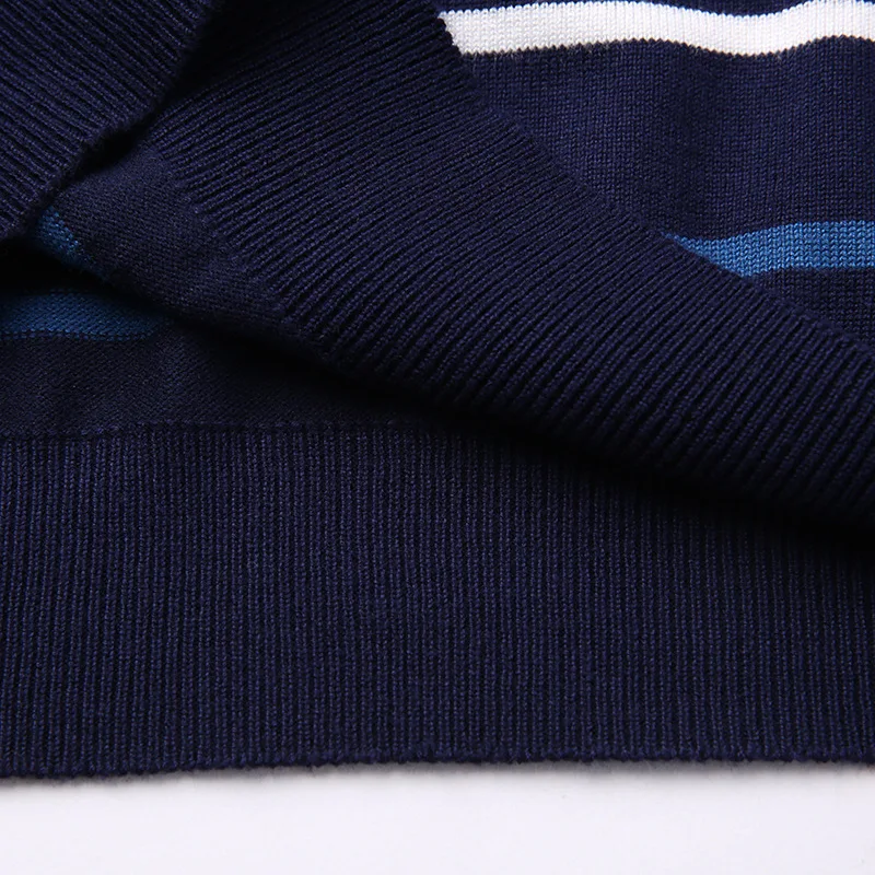 

New Pullover Men Brand Clothing Autumn Winter Wool Slim Fit Sweater Casual Striped Pull Jumper Top Clothes Dropshipping