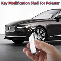 car zinc alloy frame remote control refit modification key shell cover replacement for polestar 1 polestar 2