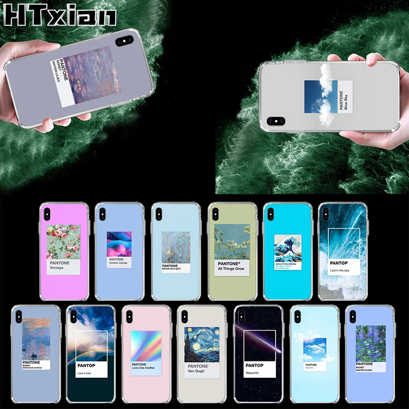 HTXian Vingate Vincent Van Gogh Pantone эстетическое Искусство Прозрачный чехол для телефона iPhone 11