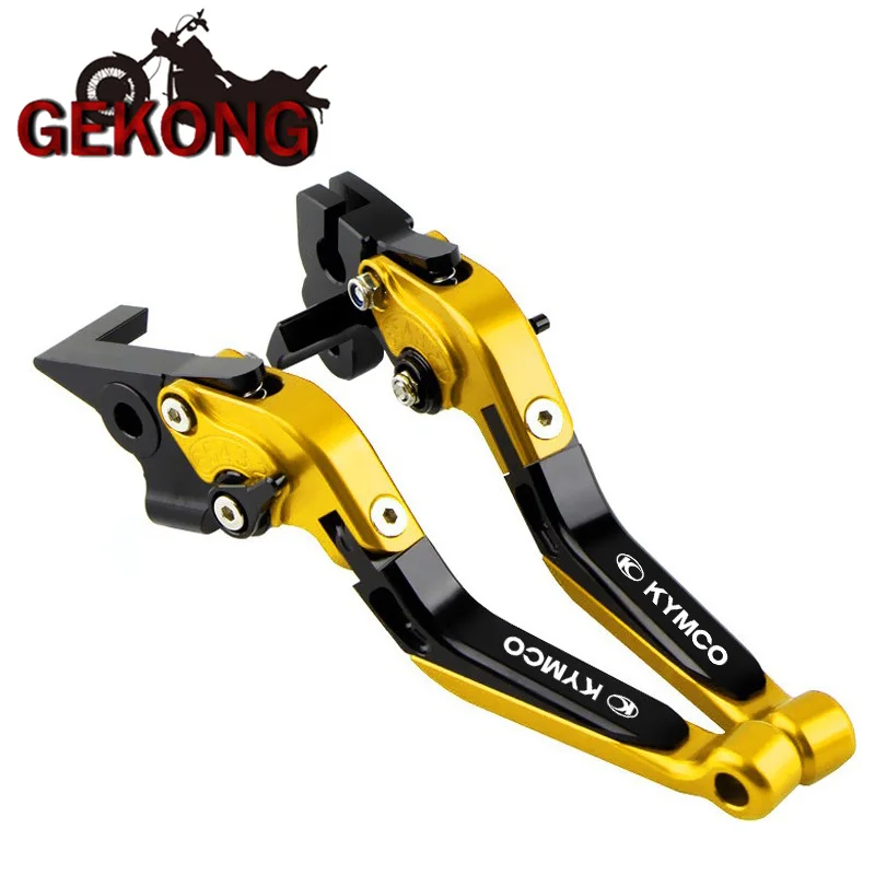 Мотоциклетные складные выдвижные рычаги тормозной муфты из алюминия для KYMCO XCITING