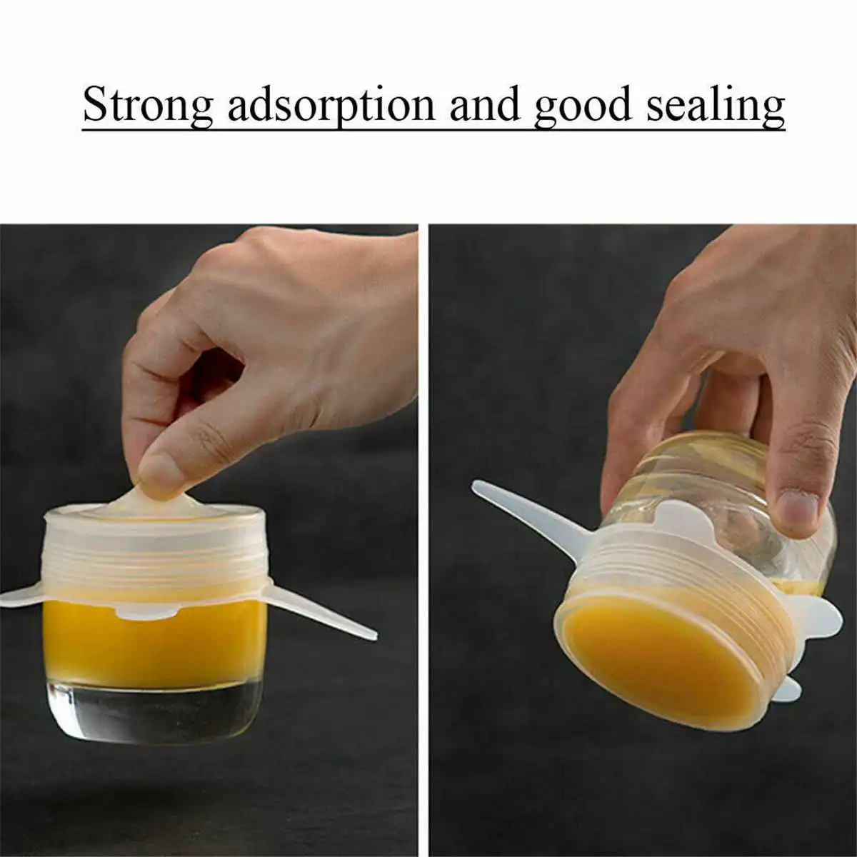 6/3 шт. силиконовые крышки растягивающиеся из Еда прокладка многоразовые стрейч