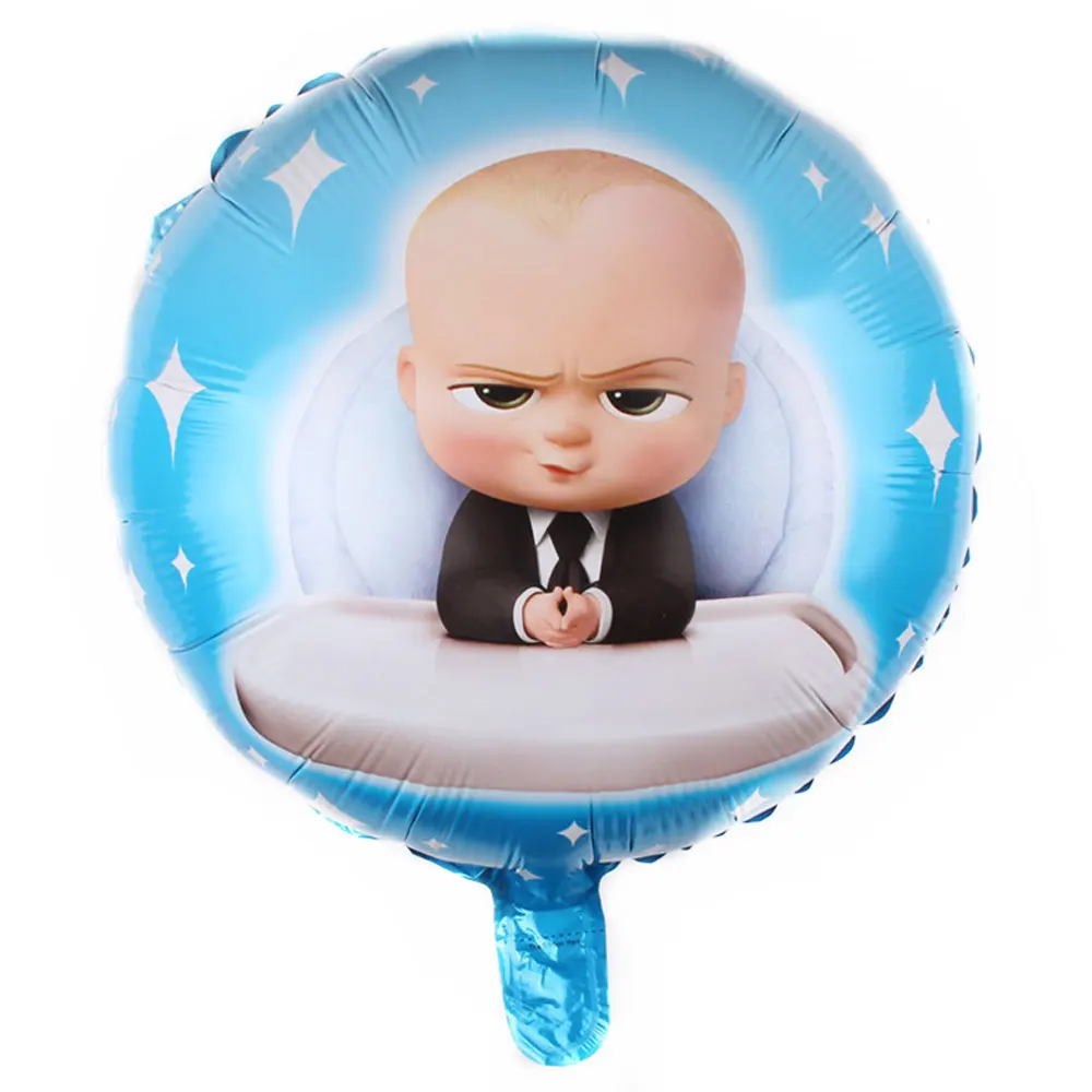 Фольгированные воздушные шары Boss Baby подарки на день рождения украшения детский