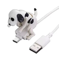 mobile puppy animal dog fast charger cable usb data cable for iphone android smartphone charger line narrow top and wide bottom