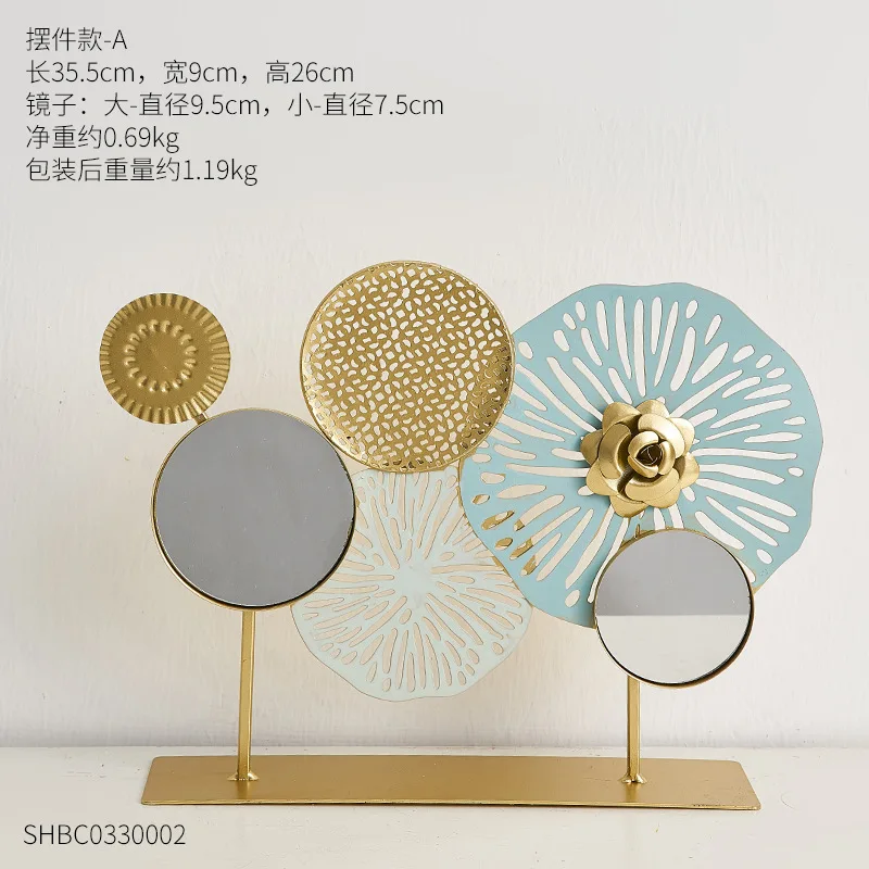 

Nordic Iron Art Desktop Ornaments Wall Hanging Decoration Home Decor TV Sofa Background Office Bookcase Crafts Furnishings