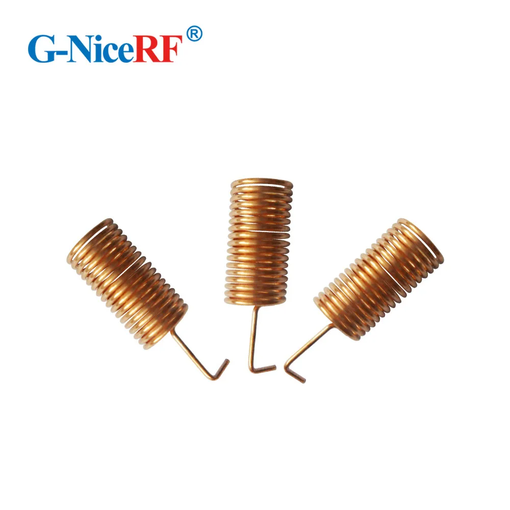 20pcs/lot SW433-TH10 433MHz Copper Spring Antenna for wireless RF module
