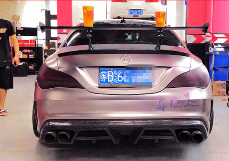 Для Mercedes-Benz CLA W117 CLA180 CLA200 CLA250 CLA45 задний спойлер из алюминиевого сплава GTS Style |