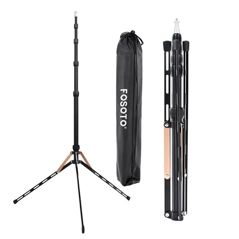Fosoto FT-190B , Золотой светодиодный штатив , подставка , сумка , софтбокс , 2 м , для фотостудии, фотографическое освещение , вспышка, зонты , отражатель