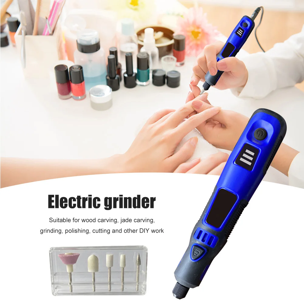 

3 Speeds Electric Grinder Mini Drill Tools Grinding Machine 15000rpm Adjustable Cordless Screwdriver Power Tools Cordless Drill