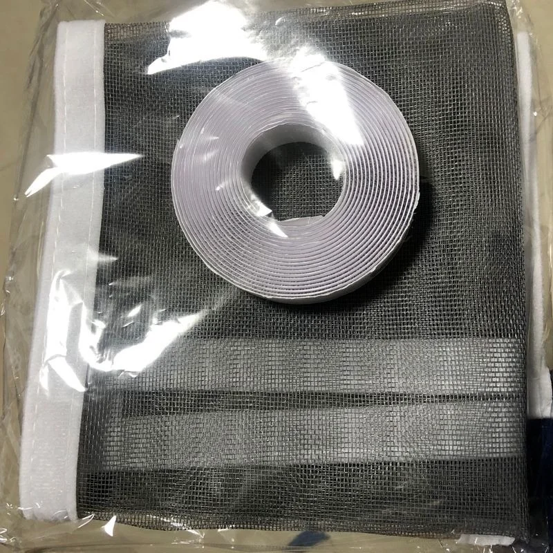 

Inset Window Screen Mesh, Air Tulle Adjustable Summer Invisible Anti-Mosquito Net Fiberglass Removable Washable Customize Screen