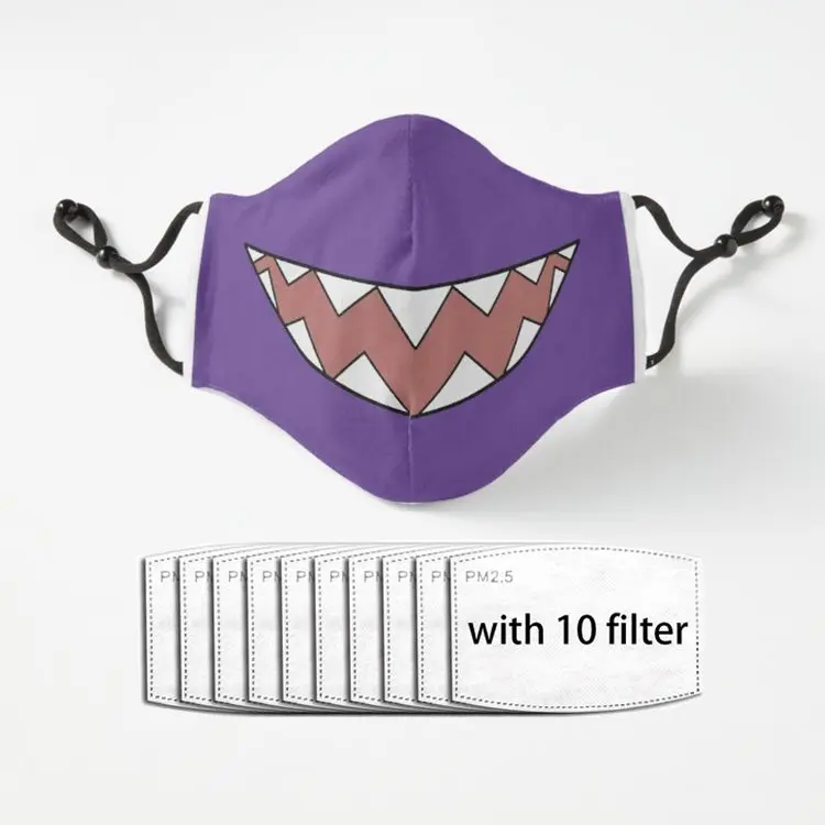 

Модные маски Sableye для косплея на Хэллоуин 2020 маска для лица пылезащитные маски для взрослых и детей моющиеся фильтры