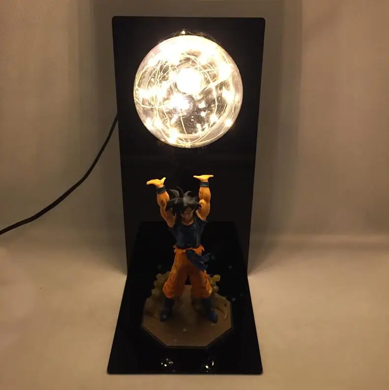 Цвет: желтый Аниме ночник Dragon Ball ночник Light Сон Гоку взрывные бомбы Luminaria светодиодный ночник для детей Dragon Ball лампа DBZ декоративный свет детский ночник ЕС США штекер - Испускаемый цвет: Цвет: желтый