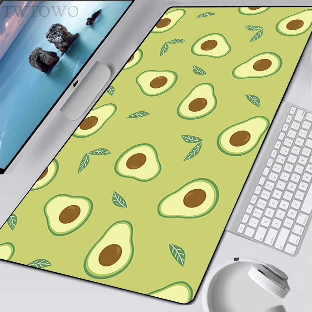 

Mouse Pad Gamer New XXL Custom Home keyboard pad MousePads Avocado Aesthetic Fruit Laptop Anti-slip Office Gamer Mouse Mat