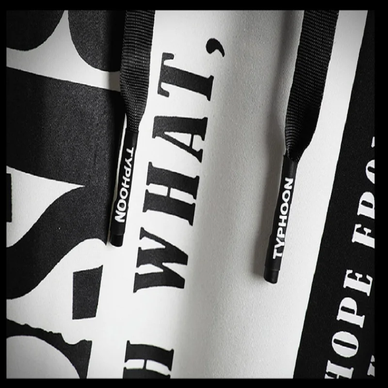 

Autumn Men's Sweatshirt Casual Hip Hop Streetwear Loose Hoodies New Men Fashion Personality Letter Printed Hoodie Patchwork Tops