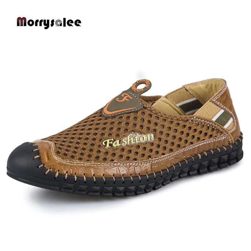 2022 New Men's Sandals Comfortable Soft Bottom Soft Mesh Shoes Breathable Large Size Shoes Men's Shoes Mens Sandals Summer