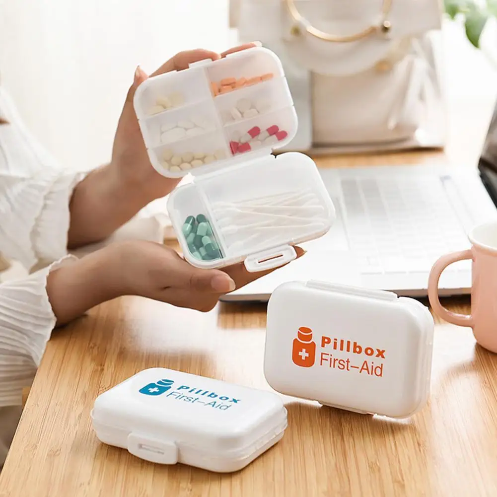 

Pill Case Creative Convenient Stable Double-deck Pill Box Health Care Storage Organizer Drug Tablet Holder Medicine Box