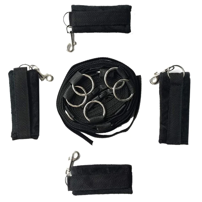 Эротический сдержанный набор комплект для кровати ремешок запястья лодыжки