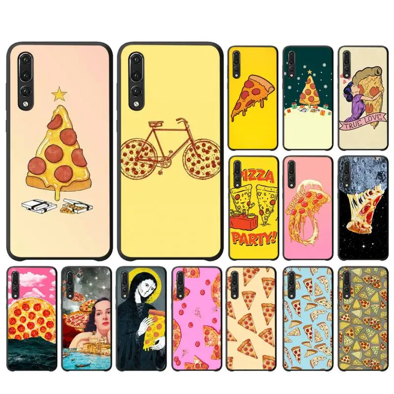 

MaiYaCa Food Pizza Phone Case for Huawei P30 40 20 10 8 9 lite pro plus Psmart2019