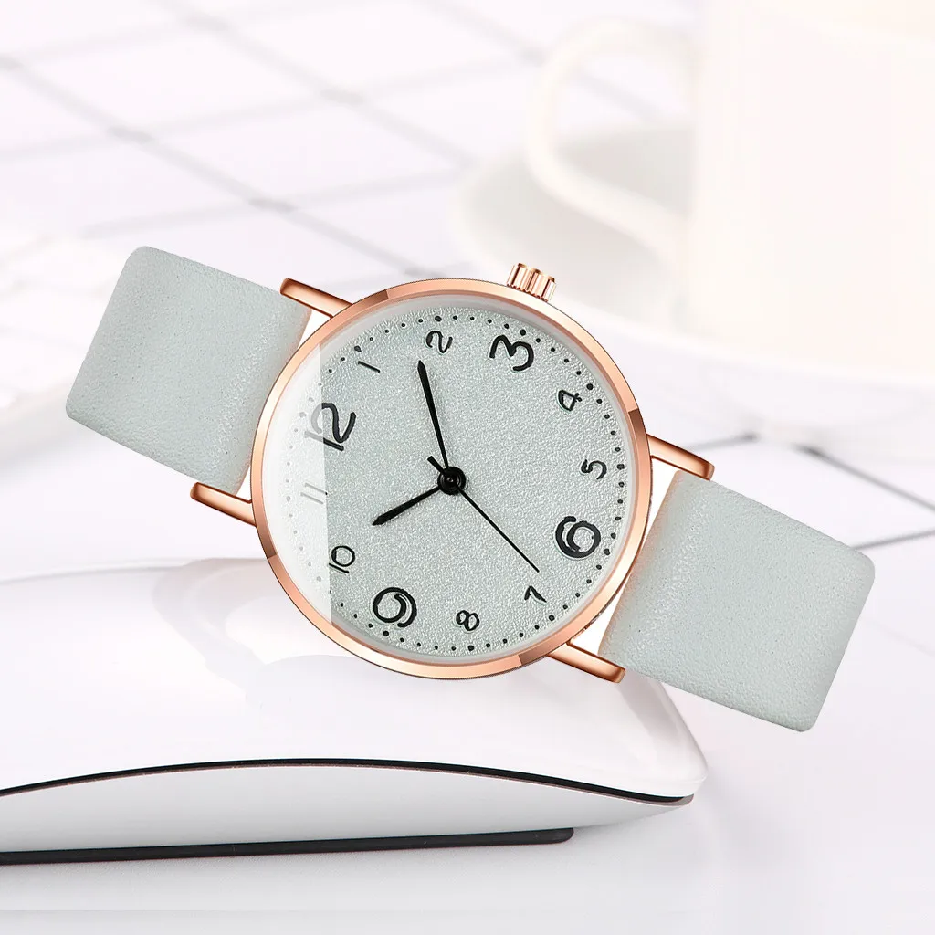 

Women's Fashion Watches Vansvar Women's Casual Quartz Leather Band Newv Strap Watch Analog Wrist Watch 2021 Quartz Wristwatches