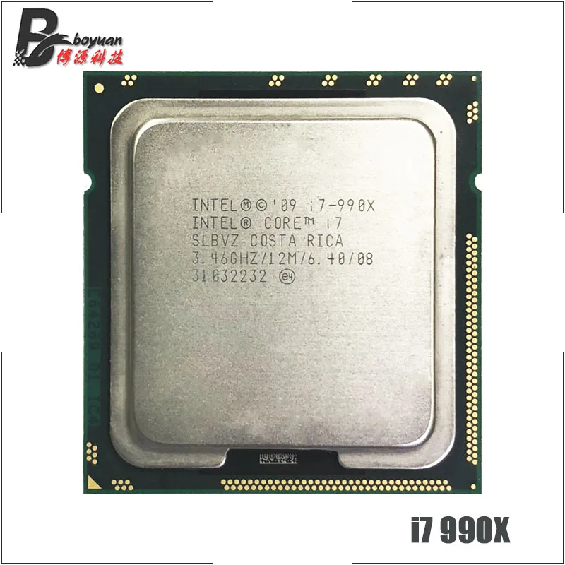 Процессор Intel Core i7 990X Extreme Edition 990x3 4 ГГц шестиядерный двенадцатипоточный ЦПУ 12 МБ 130