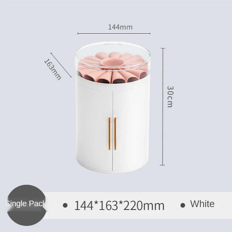 

New Cosmetic storage box Storage jewelry organizer Rings, Necklaces, Earrings, bracelets Storage Box Double door Jewelry Box