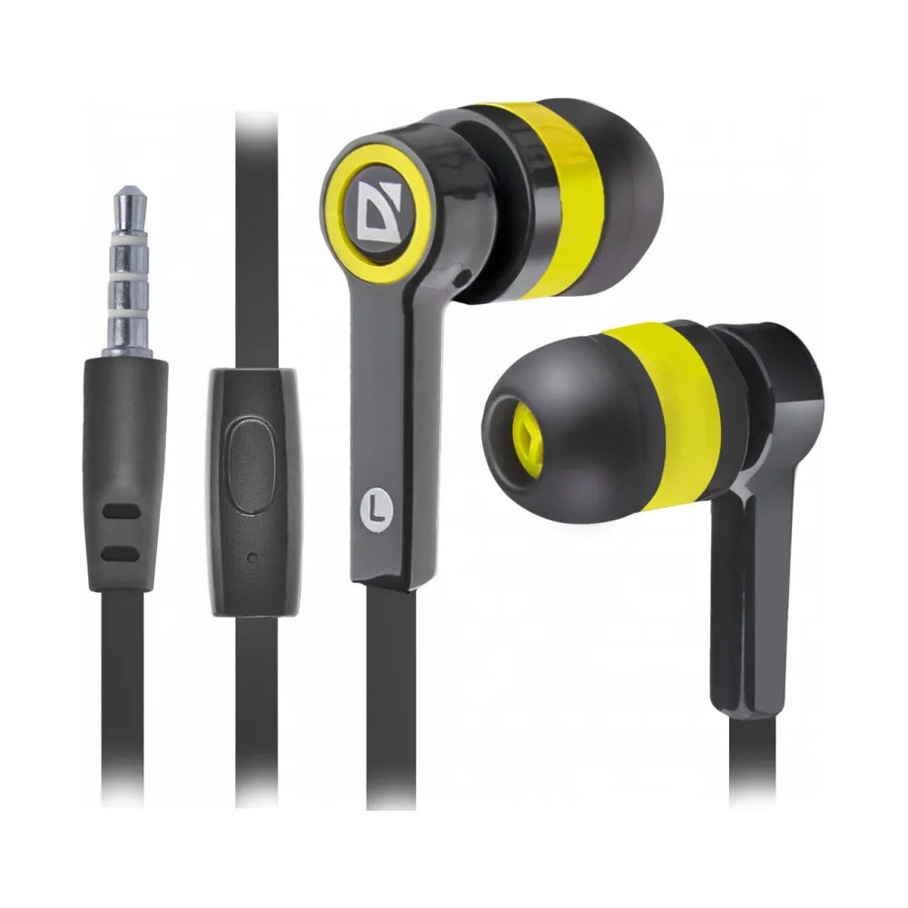 Гарнитура PULSE 420 BLACK/YELLOW 63421 DEFENDER|Наушники и гарнитуры| |