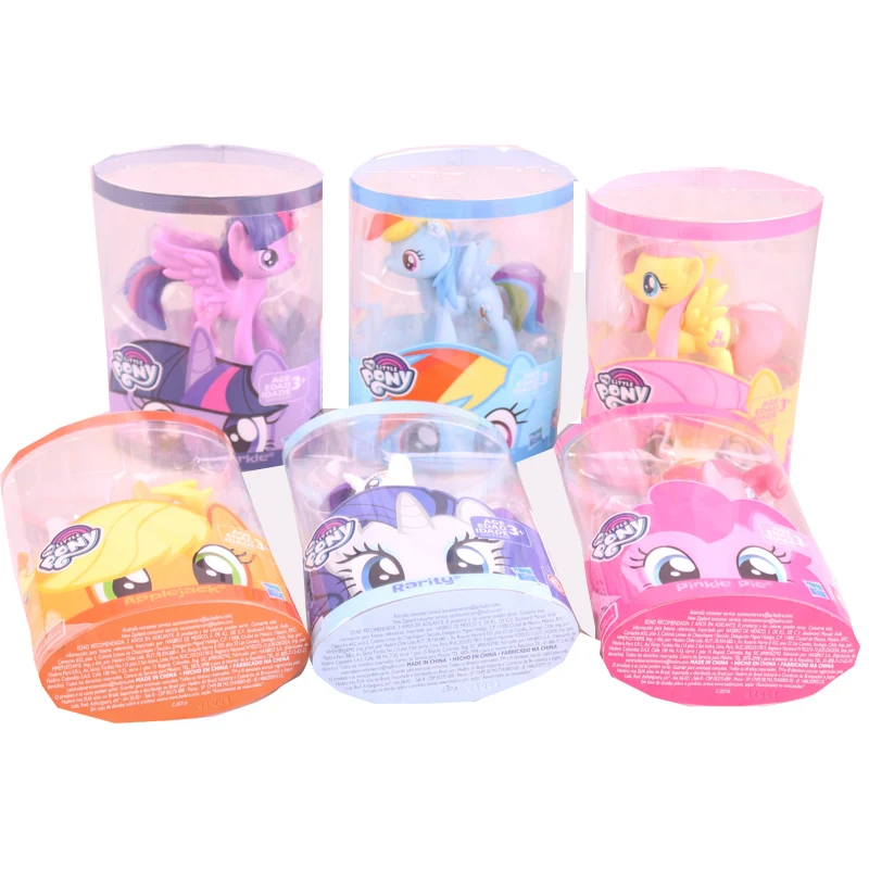 Модель игрушки фигурка My Little Pony Twilight Sparkle Rainbow Dash Flutter застенчивый Пинки Пай модель куклы украшения подарки игрушка для детей