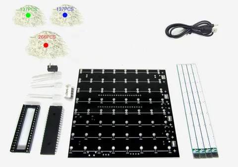 Многоцветный мини куб Kit DIY 3D8, 110х110 мм, 2 варианта - изображение