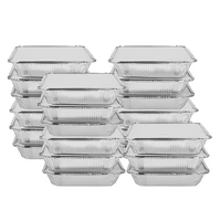 aluminum pan disposable 20 packtin foil pans with lid recyclabledeep pans tin food storage for cookingbakingtakeout