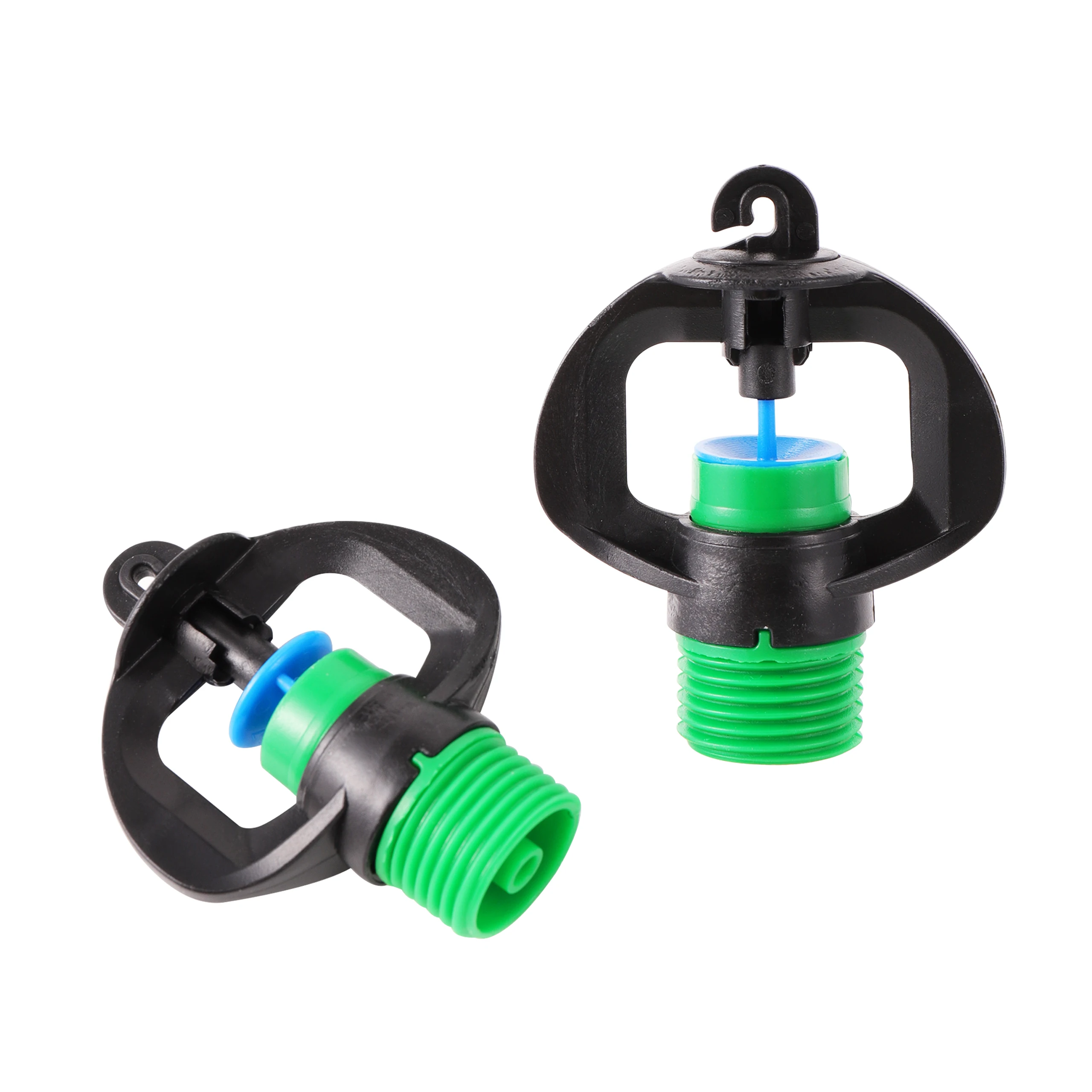 Aspersores de refracci&oacute;n de rotaci&oacute;n autom&aacute;tica, rosca macho de 360 "para huerto, flores, c&eacute;sped, verduras, boquilla de riego, 50 Uds.-3