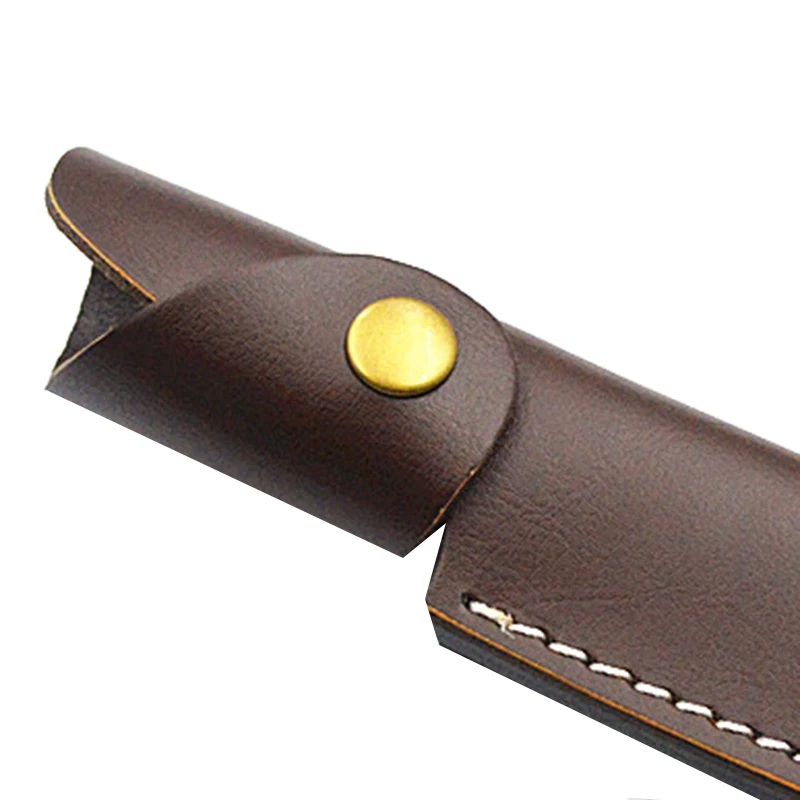 Promotion! Leather Knife Sheath for Butcher Kitchen Knife Cover for Chef Knives