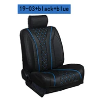BOOST для Toyota Ractis Lepice автомобильный чехол 2013 NCP125 чехол для сидения автомобиля полный комплект 5 сидений правый руль вождения - Название цвета: 19-03 Black Blue