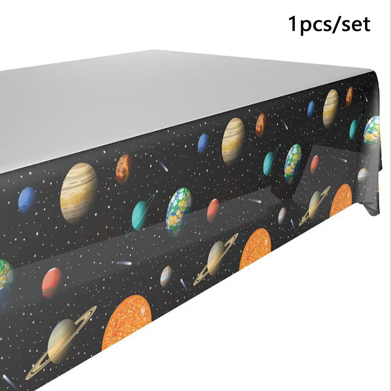 1 упаковка Rocket Planet Happy Birthday одноразовая столовая посуда набор для детской